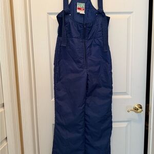 Youth Ski Pants/Ski Bib with Zipper and Adjustable Straps